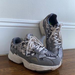 Adidas Falcon Grey Snakeskin